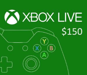 XBOX Live $150 Предоплаченная карта US