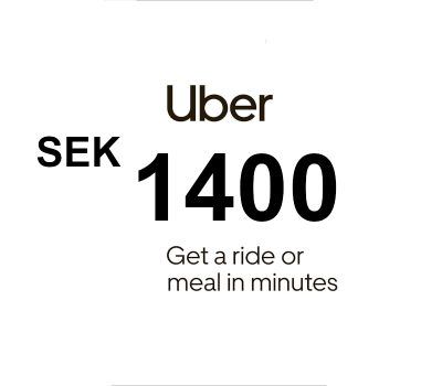 Uber SEK 1400 Подарочная карта SE