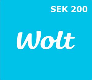 Wolt SEK 200 Подарочная карта SE