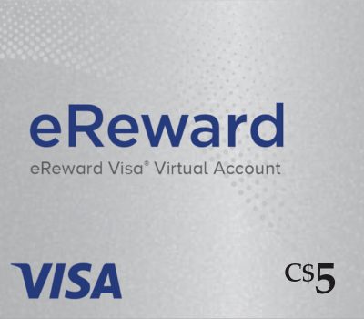 Prepaid Visa eReward CAD 5 Подарочная карта CA