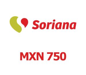 Soriana MXN 750 Подарочная карта MX