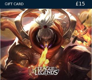 League of Legends 15 GBP Предоплаченная RP карта UK