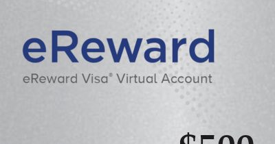 Prepaid Visa eReward USD 500 Подарочная карта US