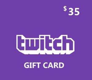 Twitch USD 35 Подарочная карта US