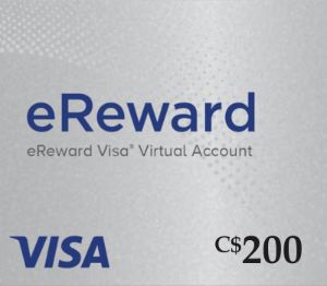 Prepaid Visa eReward CAD 200 Подарочная карта CA