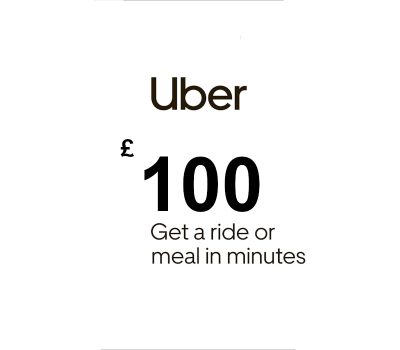 Uber GBP 100 Подарочная карта UK