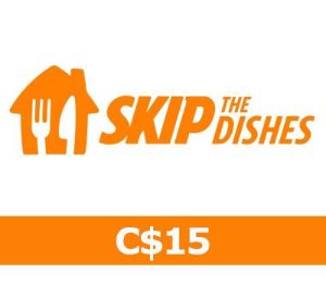 SkipTheDishes C$15 Подарочная карта CA