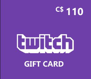 Twitch CAD 110 Подарочная карта CA