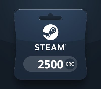 Steam Wallet CRC 2500 Gift Card CR