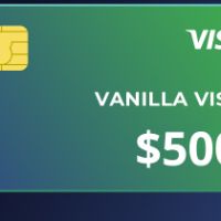 Vanilla VISA $500 US