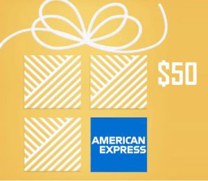 American Express $50 US Подарочная карта (6 Month Expiration)