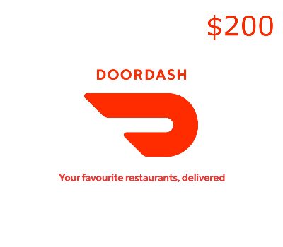 DoorDash $200 Подарочная карта US