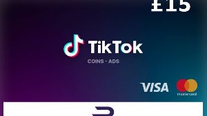 Rewarble TikTok GBP 15 Подарочная карта