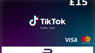 Rewarble TikTok GBP 15 Подарочная карта