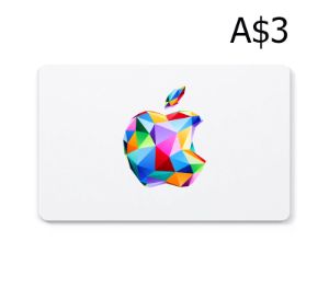 Apple A$3 Подарочная карта AU