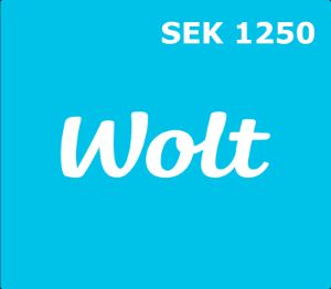 Wolt SEK 1250 Подарочная карта SE