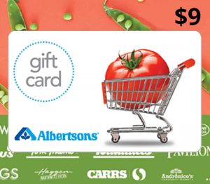 Albertson's USD 9 Подарочная карта US