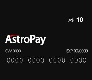 Astropay Карта A$10 AU