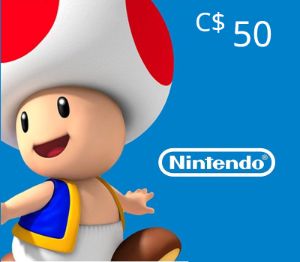 Nintendo eShop Предоплаченная карта CAD 50 Ключ