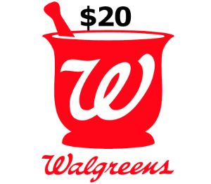 Walgreens $20 Подарочная карта US