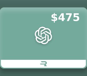 Rewarble ChatGPT USD 475 Подарочная карта