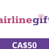 AirlineGift CAD 50 Подарочная карта CA