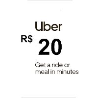 Uber R$20 BR Подарочная карта