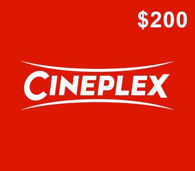 Cineplex $200 Gift Card CA