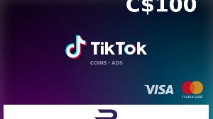 Rewarble TikTok CAD 100 Подарочная карта