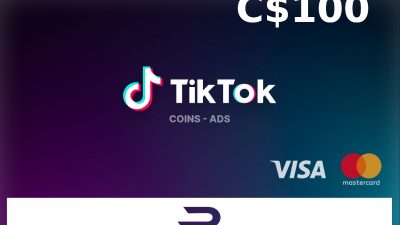 Rewarble TikTok CAD 100 Подарочная карта