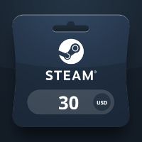 Steam Wallet USD 30 Подарочная карта PA