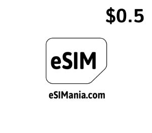 eSIMoney USD 0.5 eSIMania.com Подарочная карта