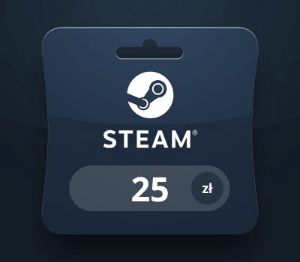 Steam Wallet PLN 25 Подарочная карта PL