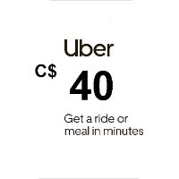Uber C$40 CA Подарочная карта
