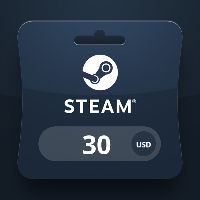 Steam Wallet USD 30 Подарочная карта GY