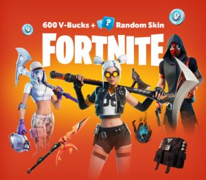 Fortnite - 600 V-Bucks + Random Skin AR XBOX One / Xbox Series X|S Ключ