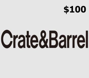 Crate and Barrel $100 Подарочная карта US