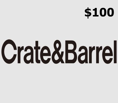 Crate and Barrel $100 Подарочная карта US