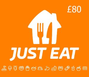Just Eat £80 Подарочная карта UK