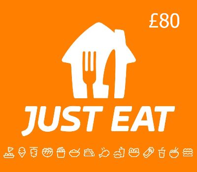 Just Eat £80 Подарочная карта UK