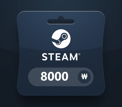 Steam Wallet KRW 8000 Подарочная карта KR
