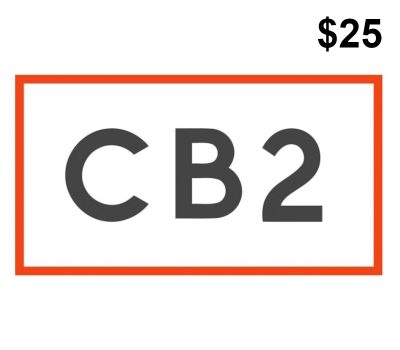 CB2 $25 Подарочная карта US