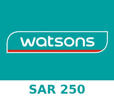 Watsons SAR 250 Подарочная карта SA