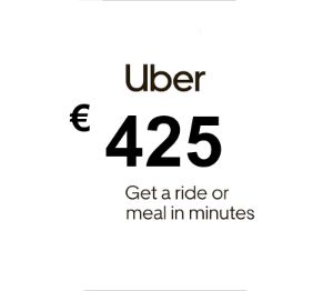 Uber EUR 425 Подарочная карта ES