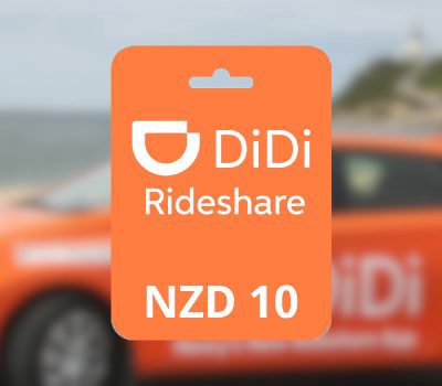 Didi Rideshare NZD 10 Подарочная карта NZ