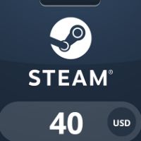 Steam Wallet USD 40 Подарочная карта GY