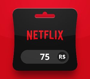 Netflix BRL 75 Подарочная карта BR