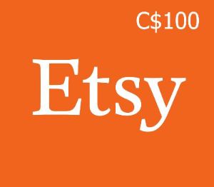ETSY CAD 100 Подарочная карта CA