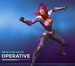 Paladins - Operative Skin for Skye Hero Digital Download Ключ