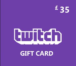 Twitch GBP 35 Подарочная карта UK